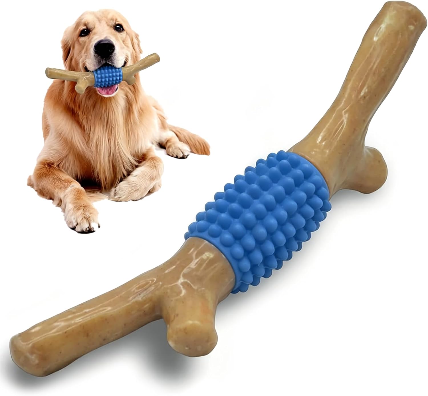 Nylon-Rubber Chew Stick for Medium-Large Breeds