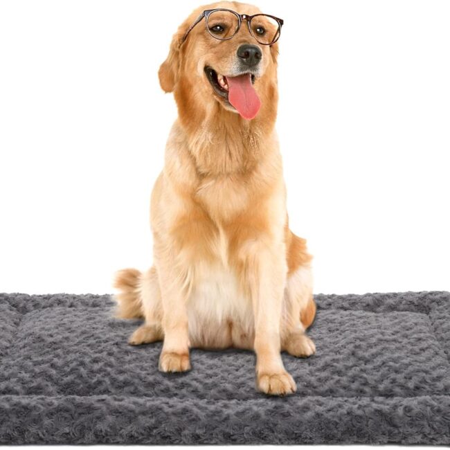 Large Fluffy Washable Crate Pad Dogs