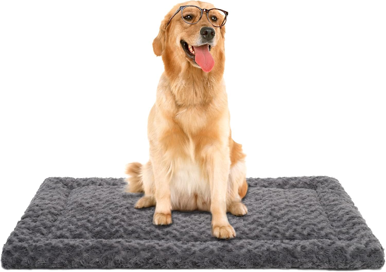 Large Fluffy Washable Crate Pad Dogs