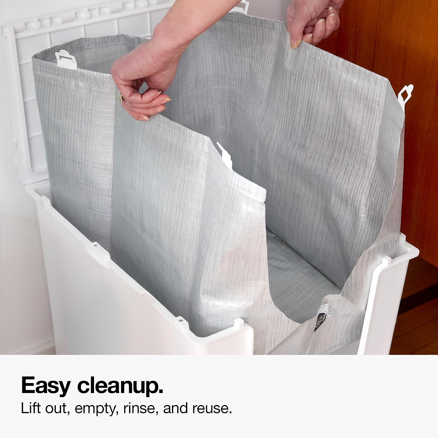 Flip-Covered Front Entry Cat Litter Box - Image 2