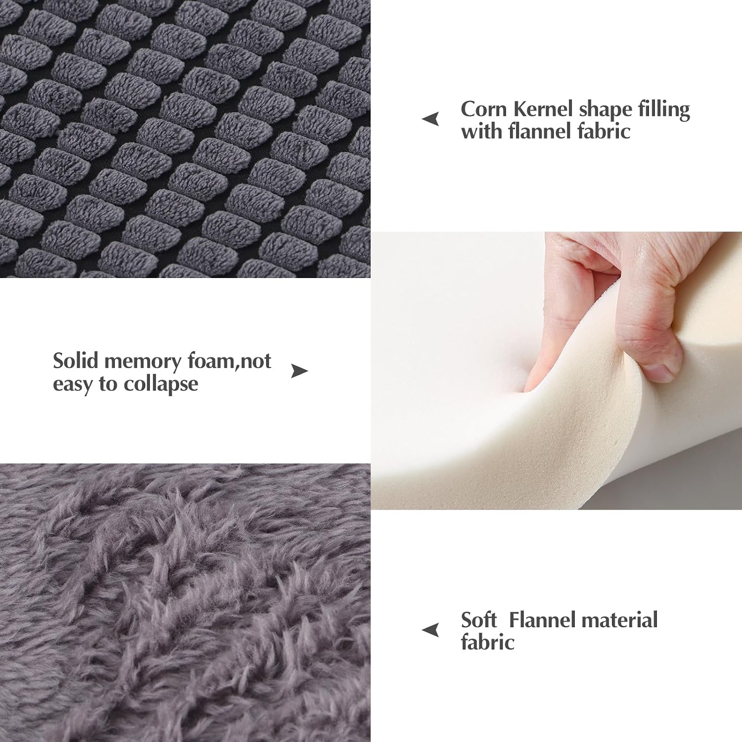 Reversible Memory Foam Crate Pad Small Medium - Image 2