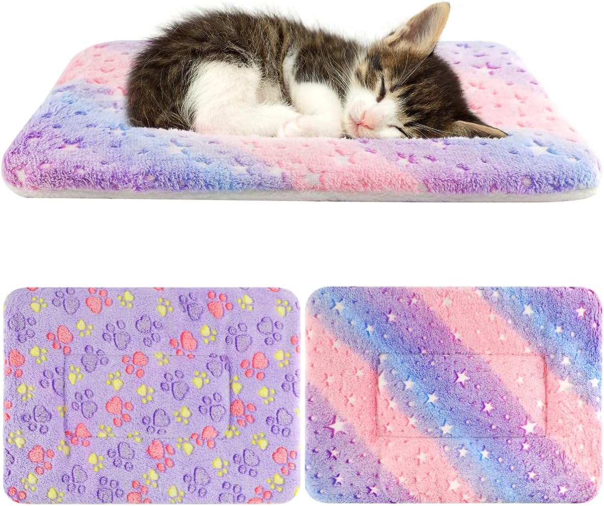 Two Soft Calming Blankets for Indoor Cats