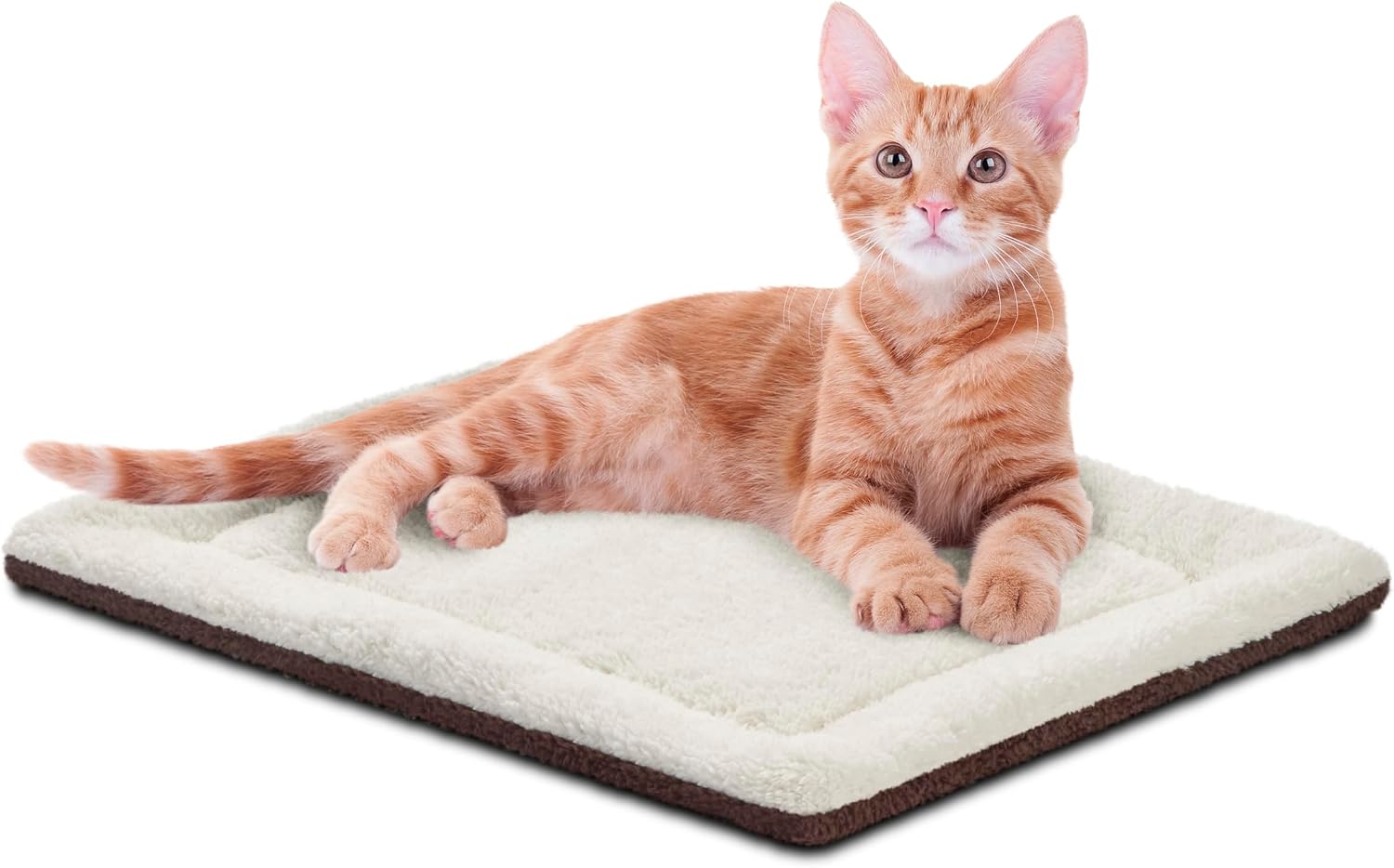 Self‑Warming Pet Pad Oatmeal Chocolate Small