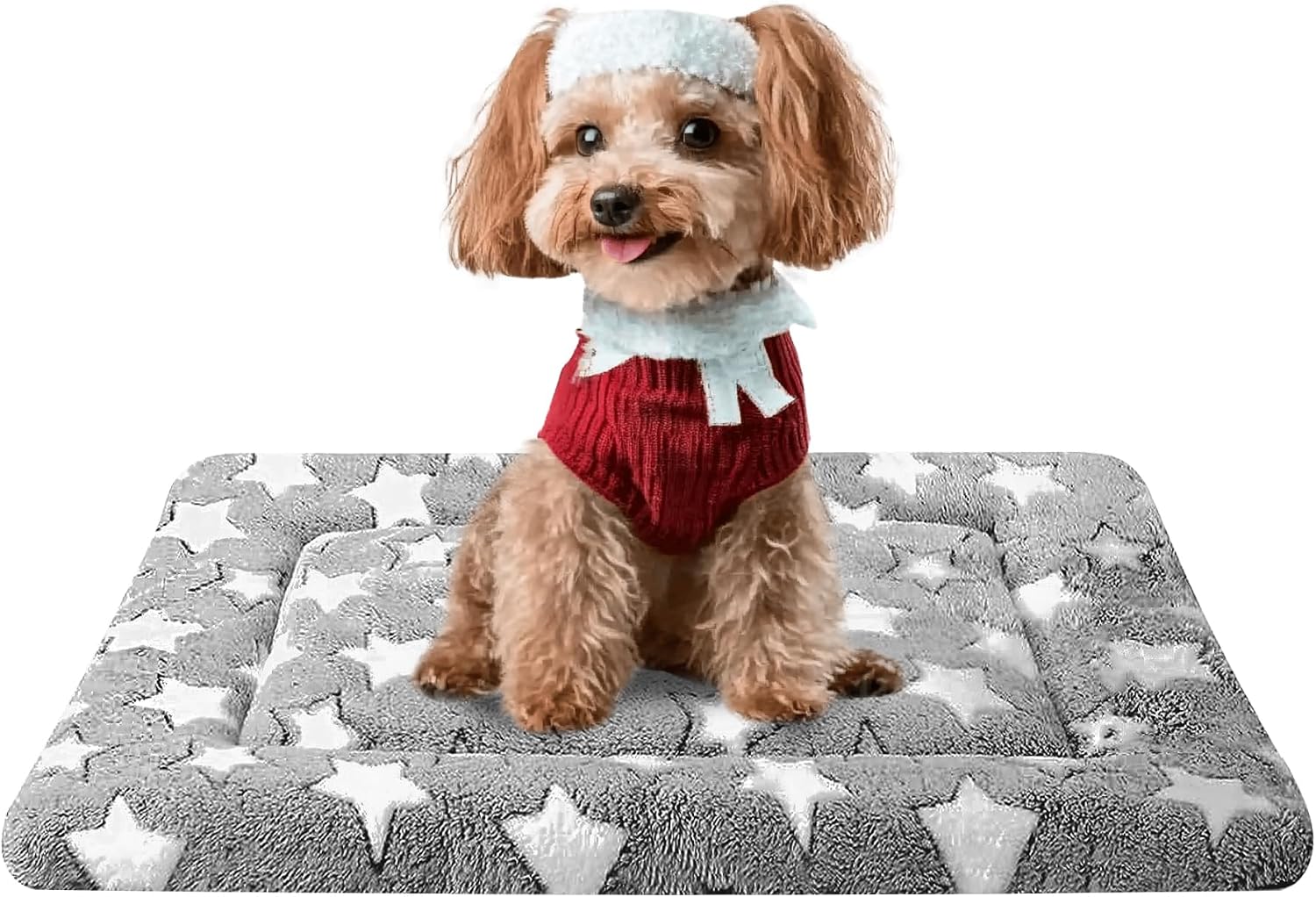Reversible Machine‑Washable Crate Pad Small Dogs